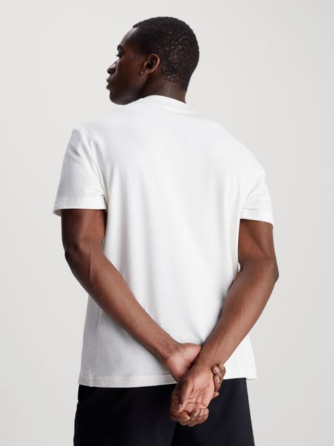 Polera Thermo Tech Pique Blanco Calvin Klein-2