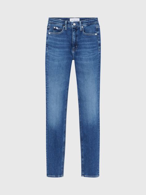 Jeans High Rise Skinny Azul-4