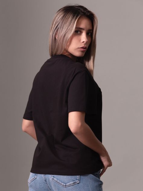 Polera Embroidered Nyc Relaxed Negro Calvin Klein-3