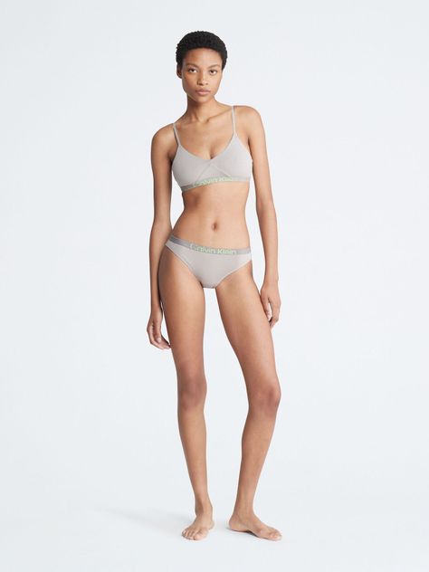 Bralette Future Shift Beige Calvin Klein-1