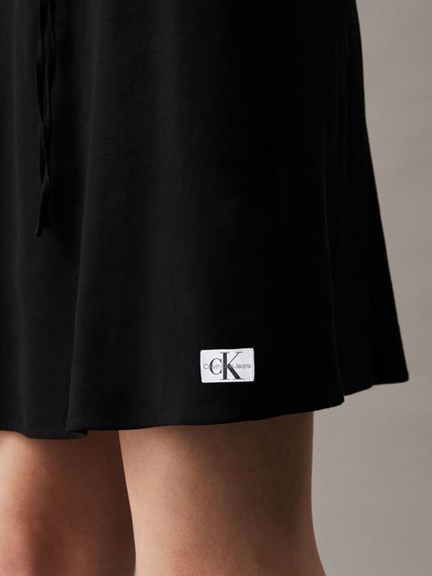 Vestido Tie Waisted Day Negro Calvin Klein-3