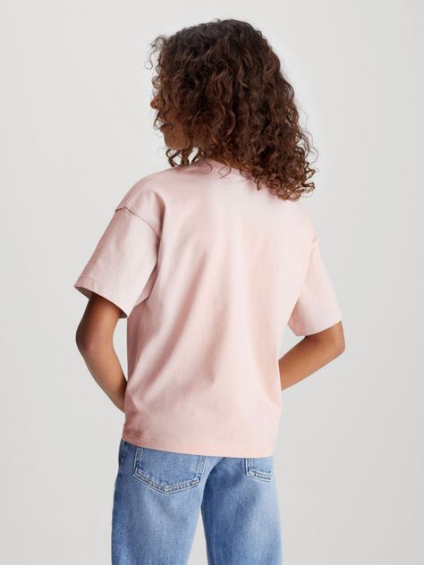 Polera Niña Serenity Monogram Rosado Calvin Klein-2