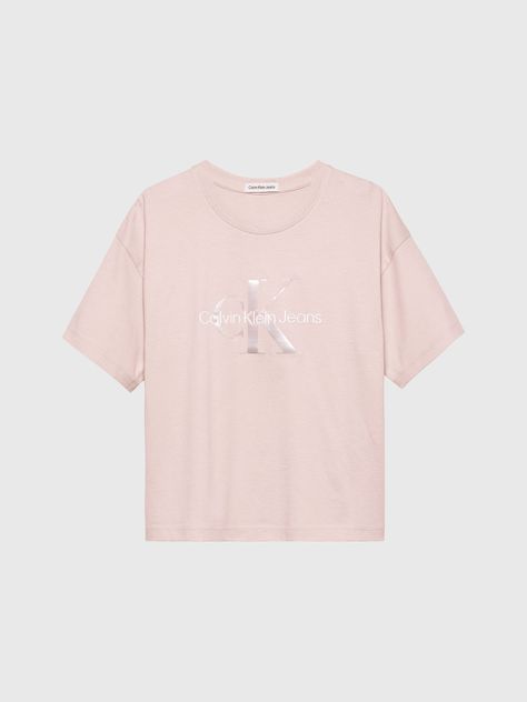 Polera Niña Serenity Monogram Rosado Calvin Klein-4