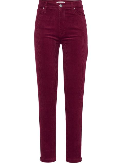 Pantalón Corderoy Burdeo Calvin Klein-2