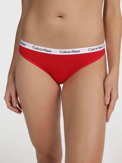 Calzón Carousel Bikini Rojo Calvin Klein-0