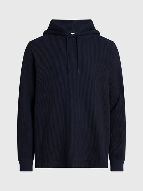 Polera Ls Badge Ottoman Negro Calvin Klein-4