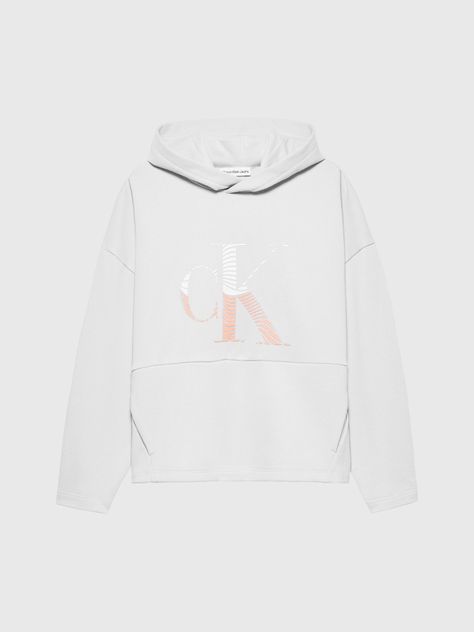Polerón con Gorro Niño Swirl Monogram Gris Calvin Klein-6
