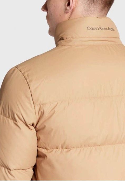Parka Essentials Down Beige Calvin Klein-4