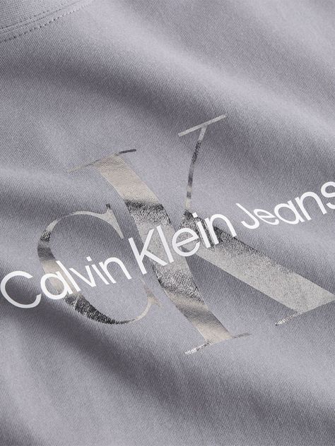 Vestido Gunmetal Monogram Gris Calvin Klein-1