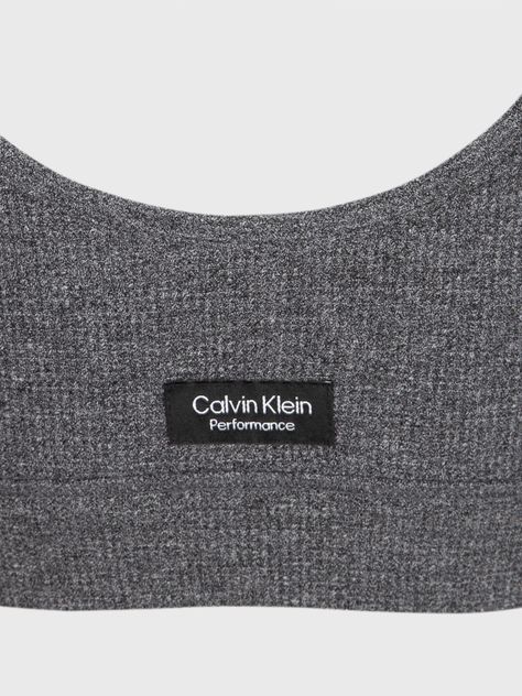 Peto Deportivo Scoop Neck Gris Calvin Klein-3