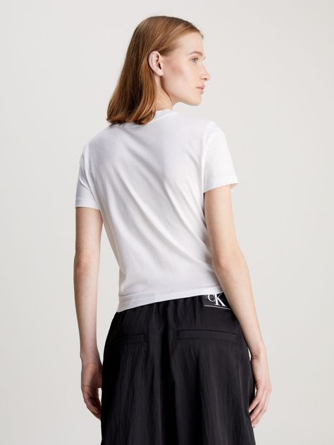 Polera Meta Ck Baby Blanco Calvin Klein-2