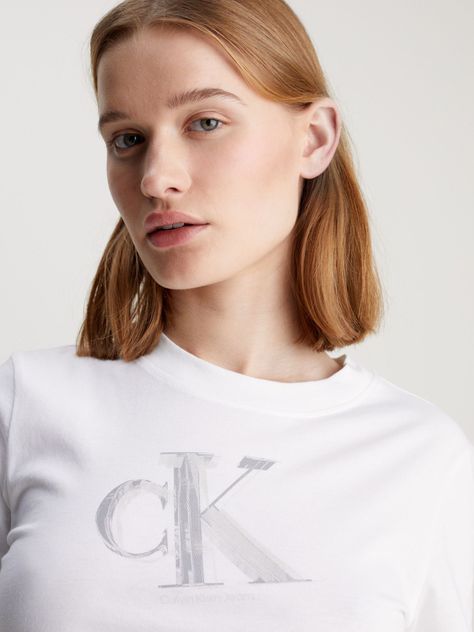 Polera Meta Ck Baby Blanco Calvin Klein-3