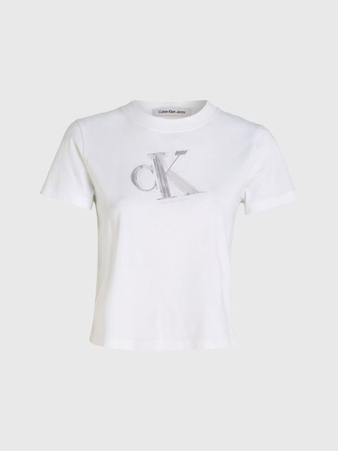 Polera Meta Ck Baby Blanco Calvin Klein-4