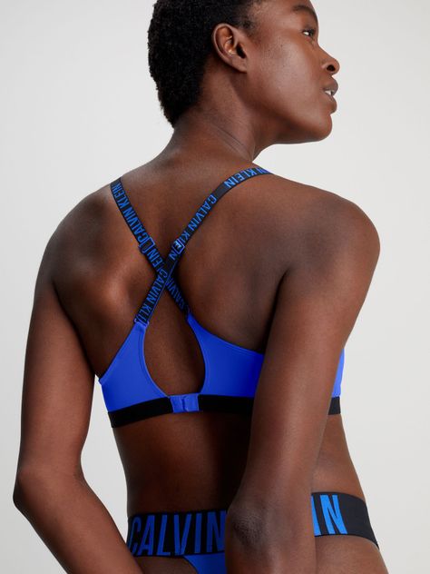 Bralette Intense Mujer Power Micro Azul Calvin Klein-3