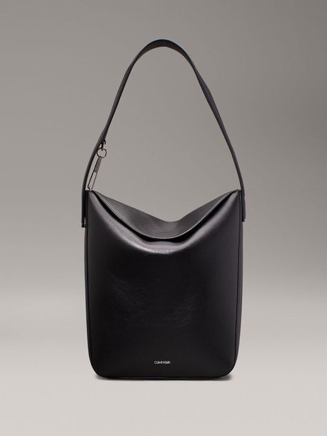 Cartera Bucket Soft Sculpt Negro Calvin Klein-0