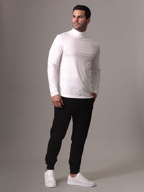 Polera LS Liquid Touch Blanco Calvin Klein-1