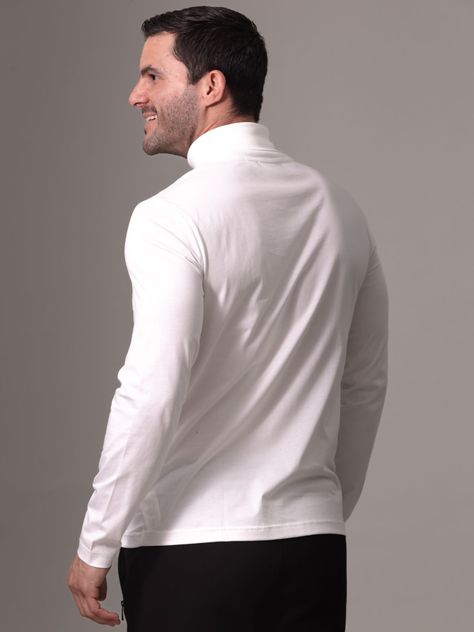 Polera LS Liquid Touch Blanco Calvin Klein-3