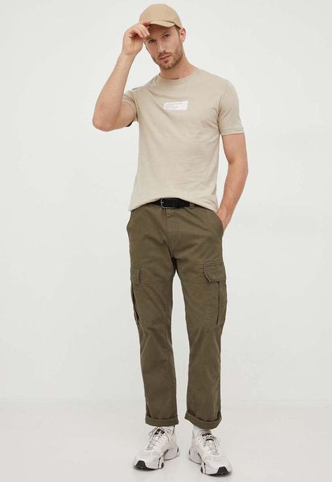 Polera Small Center Box Beige Calvin Klein-1
