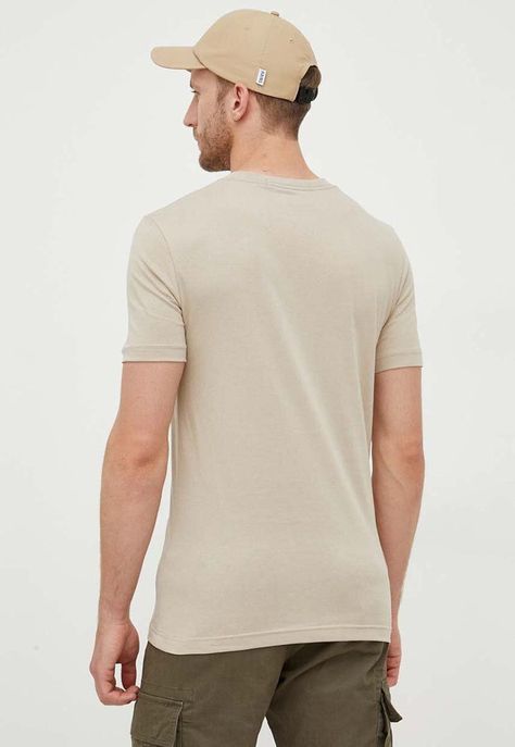 Polera Small Center Box Beige Calvin Klein-2