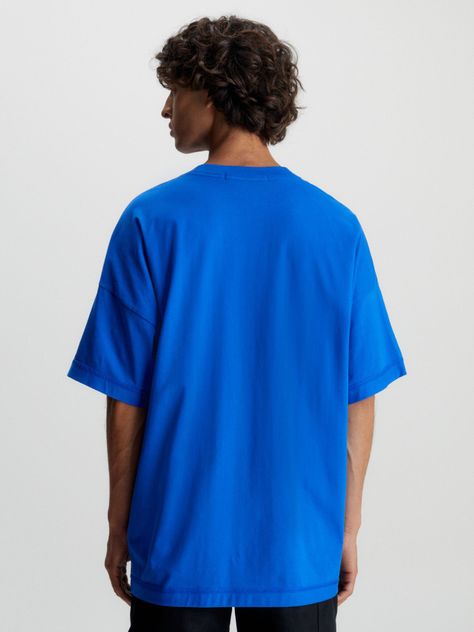 Polera Skyscraper Urban Graphic Azul Calvin Klein-2