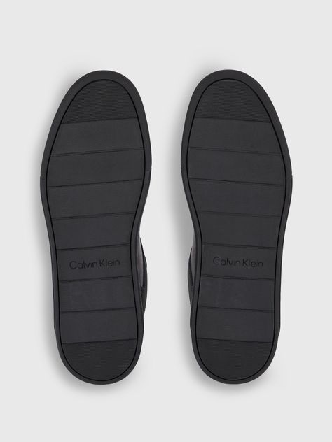 Zapatilla de Cuero Low Top Lace Up Negro Calvin Klein-3