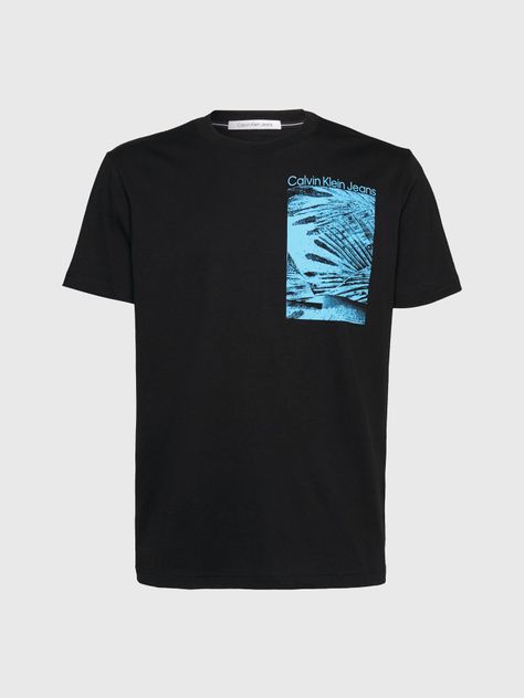 Polera Palm Print Negro Calvin Klein-4