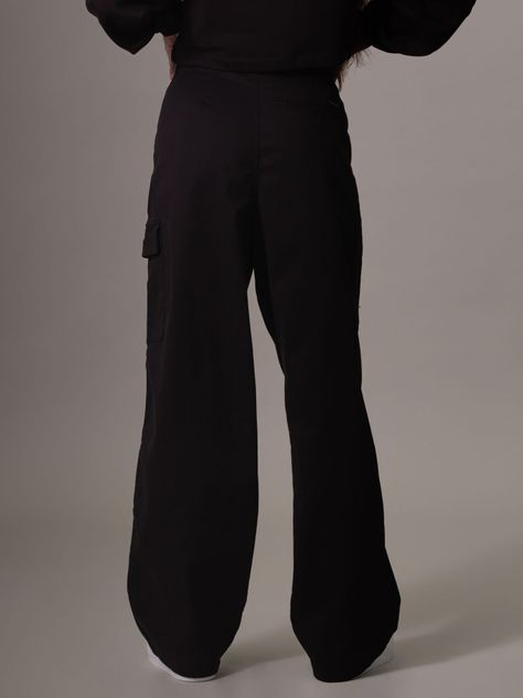Pantalón Cargo Brushed Cotton Negro Calvin Klein-3