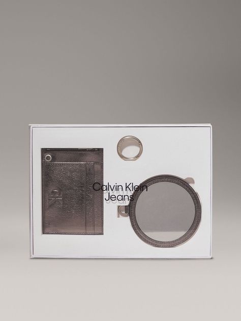 Set de Regalo Billetera + Espejo Gris Calvin Klein-3
