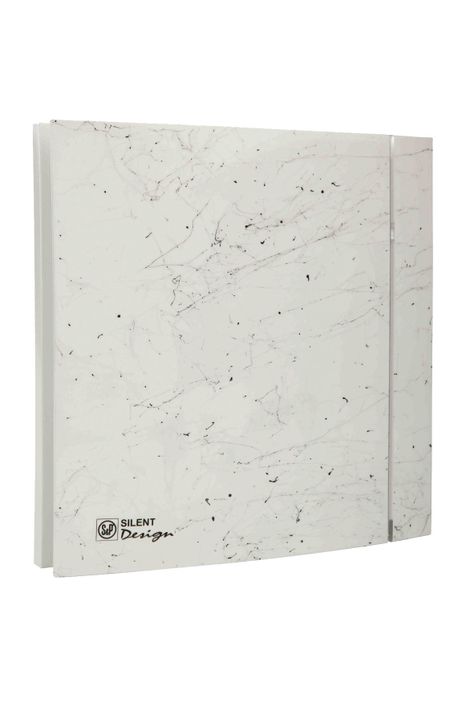 Extractor de aire para baño ultrasilencioso SILENT-300 CZ MARBLE WHITE DESIGN -4C-0