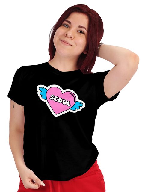 Polera Mujer I Love K Pop K Dramas Seoul D17-0