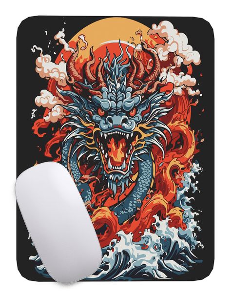 Mouse Pad Dragon - 17cm X 21cm D6-0