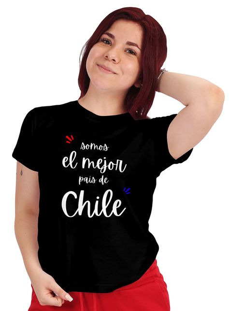 Polera mujer diseño Frases chilenas fiestas patrias D10-0
