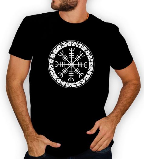 Polera hombre diseño Vikingo Valhalla D30-0
