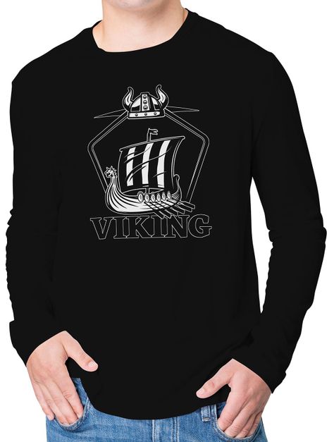 Polera Manga larga Vikingo Valhalla D5-0