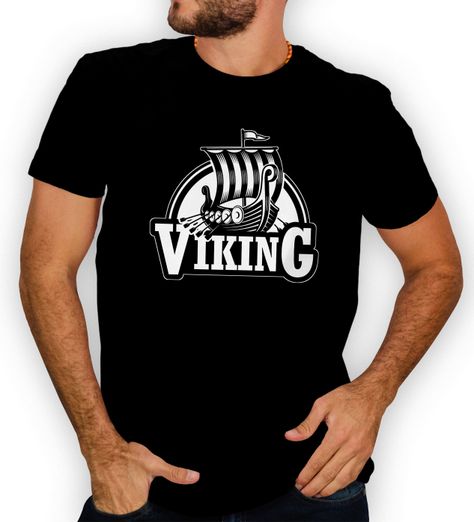 Polera hombre diseño Vikingo Valhalla D18-0