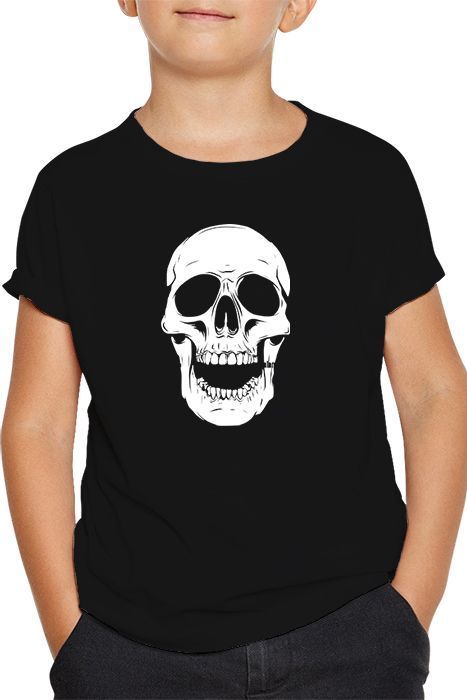 Polera niño diseño calavera 1-0