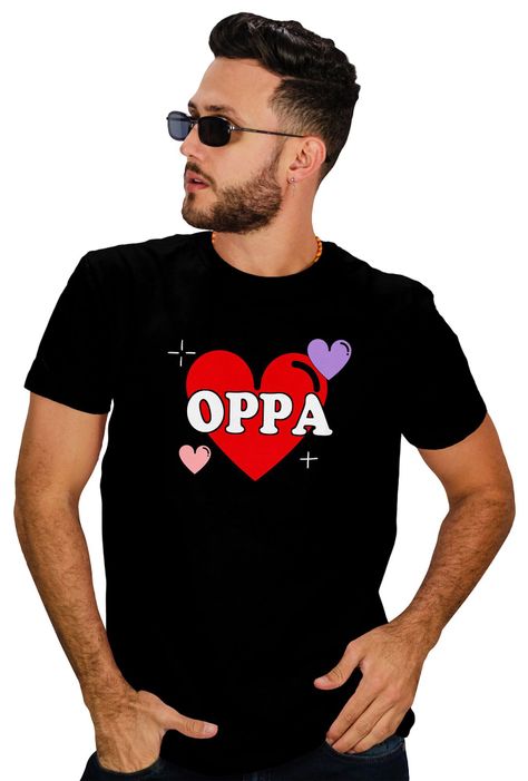 Polera hombre I Love K Pop K Dramas Oppa D15-0