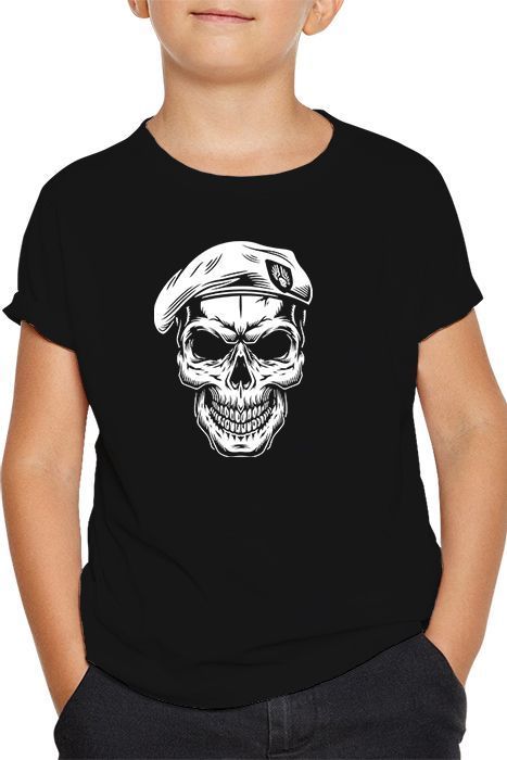 Polera niño diseño calavera 7-0