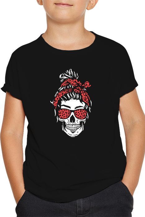 Polera niño diseño calavera 6-0