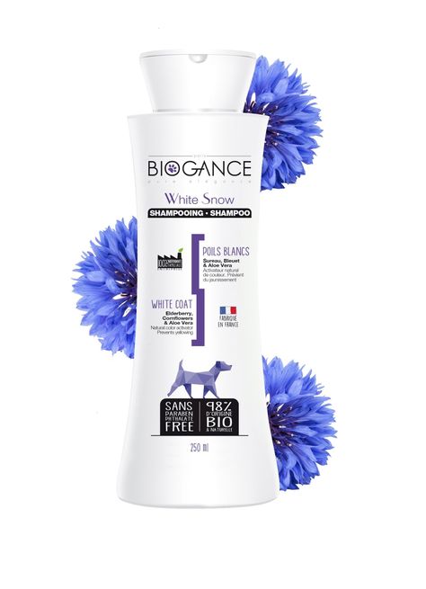 Shampoo White Snow (Pelajes Blancos) 250 ML, BIOGANCE-0