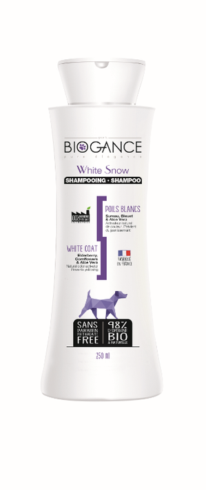 Shampoo White Snow (Pelajes Blancos) 250 ML, BIOGANCE-1