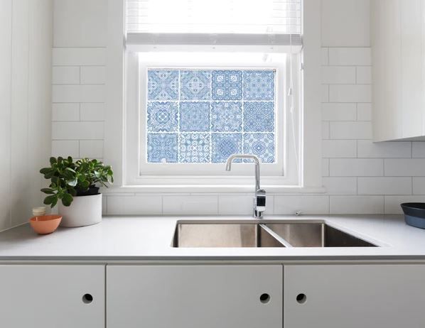 Azulejo Autoadhesivo Transpare 15x15 Iberica Azul-1