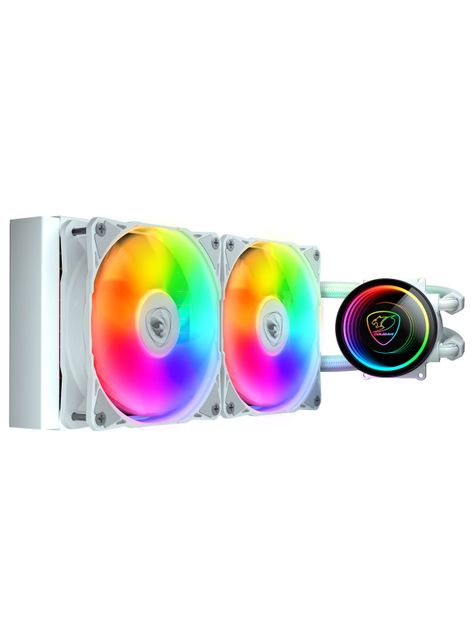 Enfriador Liquido Cougar Poseidon Elite ARGB 240 White-0