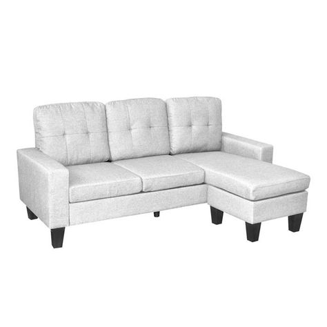 SECCIONAL PALOMINO LINEN13 LIGHT GREY(195 x 130 x 98 cm.)-1