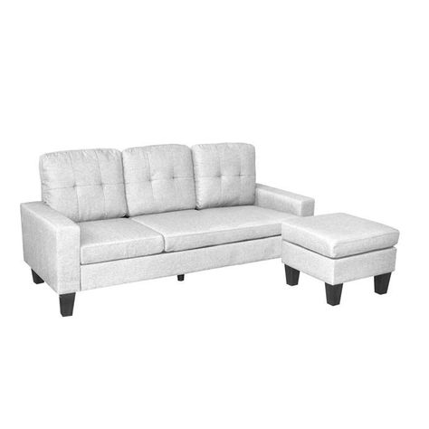 SECCIONAL PALOMINO LINEN13 LIGHT GREY(195 x 130 x 98 cm.)-2