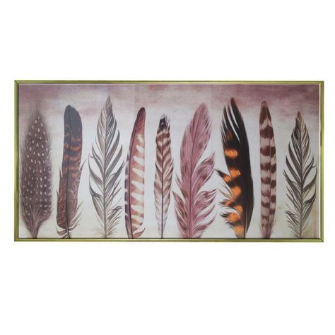 CUADRO MI COLECCIÓN DE PLUMAS (150x 4 x 80 x cm)-0