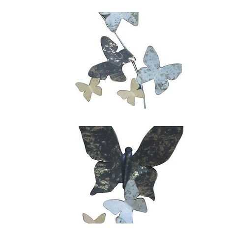 METAL WALL DECOR BUTTERFLIES (31 x 3 x 90 cm)-1