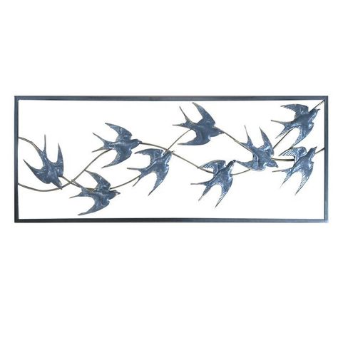 METAL WALL DECOR BIRDS (90 x 5 x 31 cm)-0