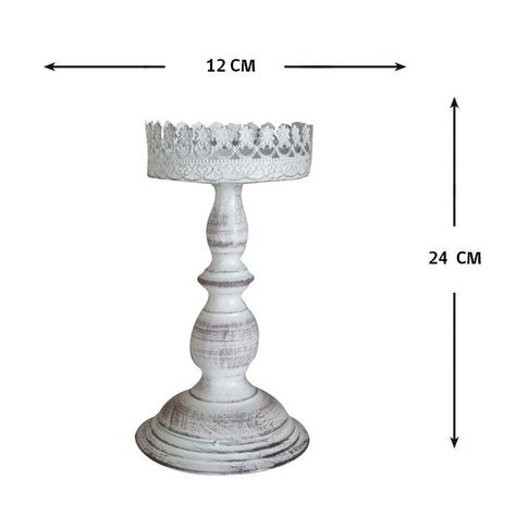 CANDELABRO 1V PROVENZAL XL ( 12 x 12 x 24 cm)-2