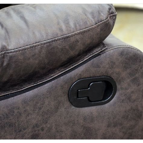Sofá Reclinable c/Consola 3 Cuerpos Coffe Premium Rosario-4